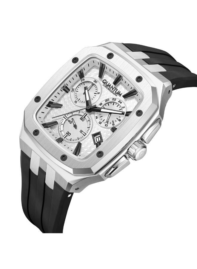 Quantum Men's Silicone Analog Watch HNG1033.331 - 44 mm - Image 2